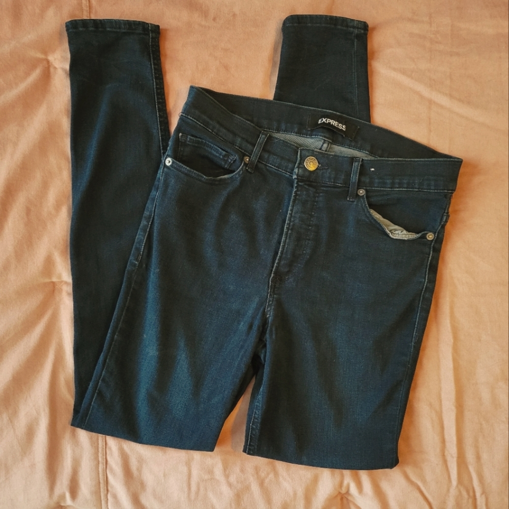 Express Denim Perfect High Rise Jeans Like New!